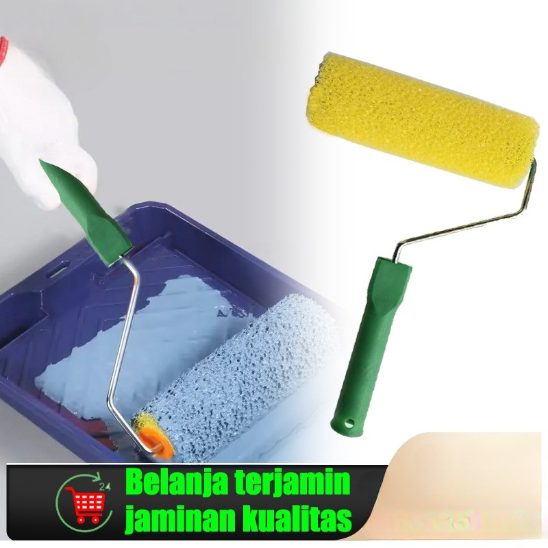 8inch Kuas Roll Cat Tekstur Texture Roller Paint Motif Kamprot Roll Untuk Cat Tembok