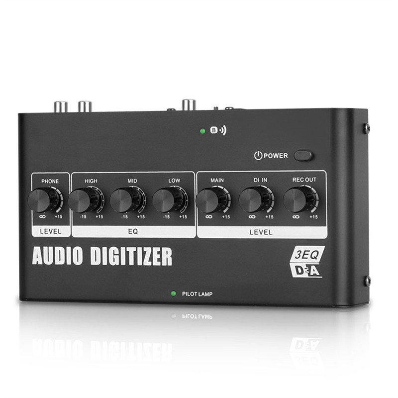 High Quality-Digital To Analog Audio Decoder Amplifier Optical Coaxial To RCA 3EQ Optical Analog Amp