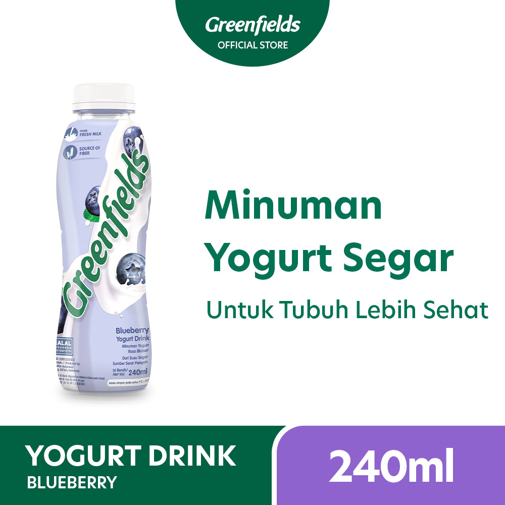 

Yogurt Greenfields Drink Blueberry 240 ml