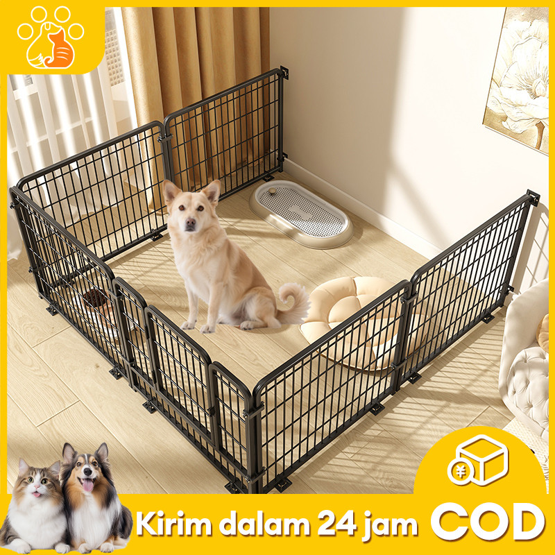 Kalahari - Pagar Hewan Peliharaan Besi Serbaguna Pagar Anjing Indoor Outdoor Pembatas Aman Mudah