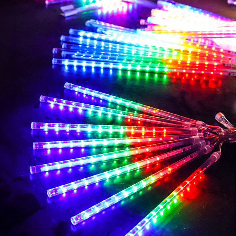 TERLARISLampu Meteor Hias LED Lampu Batang Lampu LED Hujan Meteor