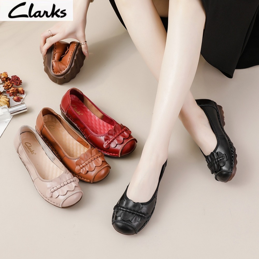 Sepatu Clarks Wanita new pita Sepatu woman / clarks wanita kulit asli melati flat shoes