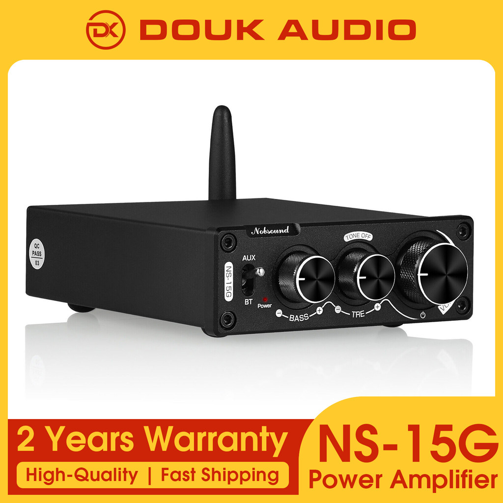 Douk Audio NS15G  Mini Bluetooth 5.0 TPA3116 Digital Power Amplifier HiFi Stereo Audio Sound Class D