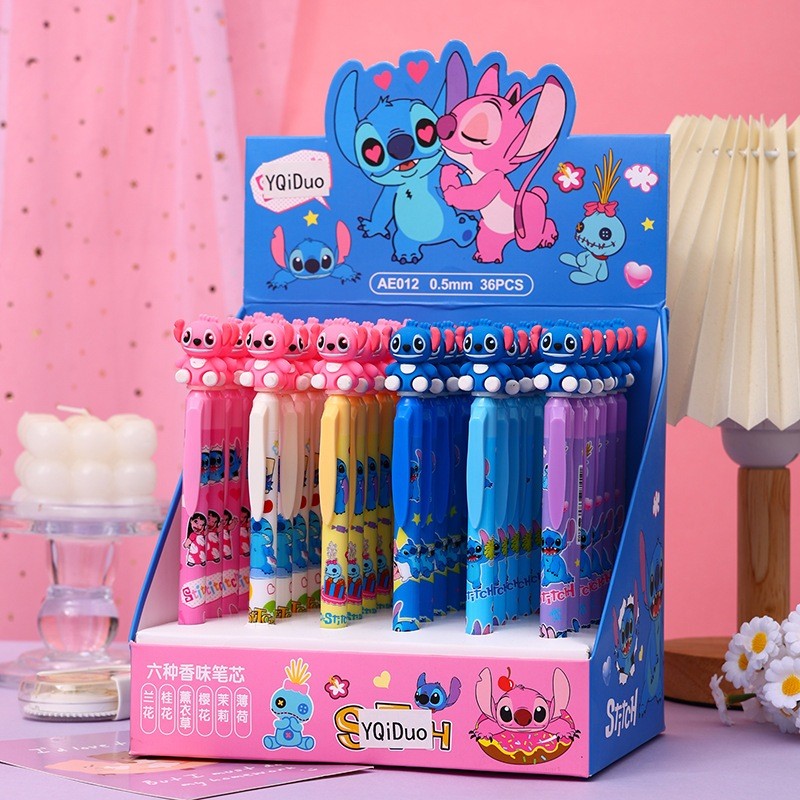 

{Lilo Stitch} Pen Gel Akrilik Lucu & Imut Bahan Premium Karakter Lilo Stitch No KRD-052 by Kakabicam