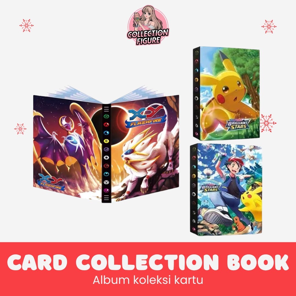 

CF Pcs Kartu Pokemon Map Album 9 Slot Penyimpanan Koleksi Buku Catatan Album Pokemon Book Cards Holder