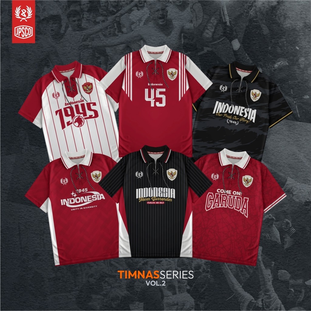 GERALSIR Jersey timnas indonesia vintage / jersey supporter timnas indonesia / jersey  timnas retro 