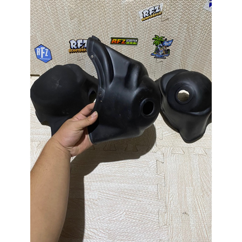 helm boring tutup blok vespa pts special 90-100-130cc Dr malossi
