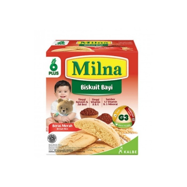 MILNA BABY BISKUIT BERAS MERAH 110 GR