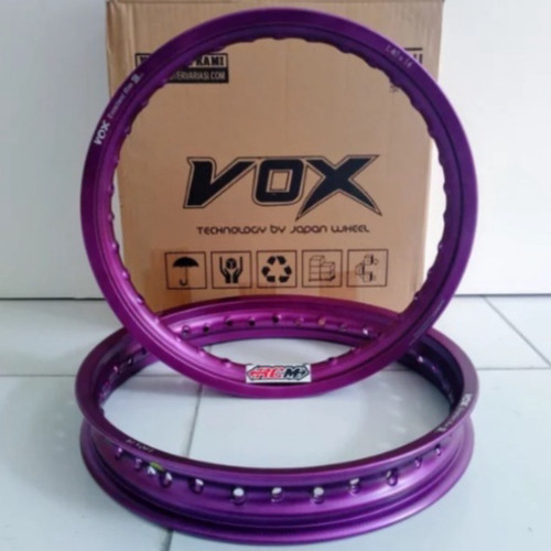 VELG VELK VELEG PELEG RING RIM 14X140 14X160 RING 14 X 140 160 WARNA UNGU ORIGINAL VOX BUKAN PSW TK 