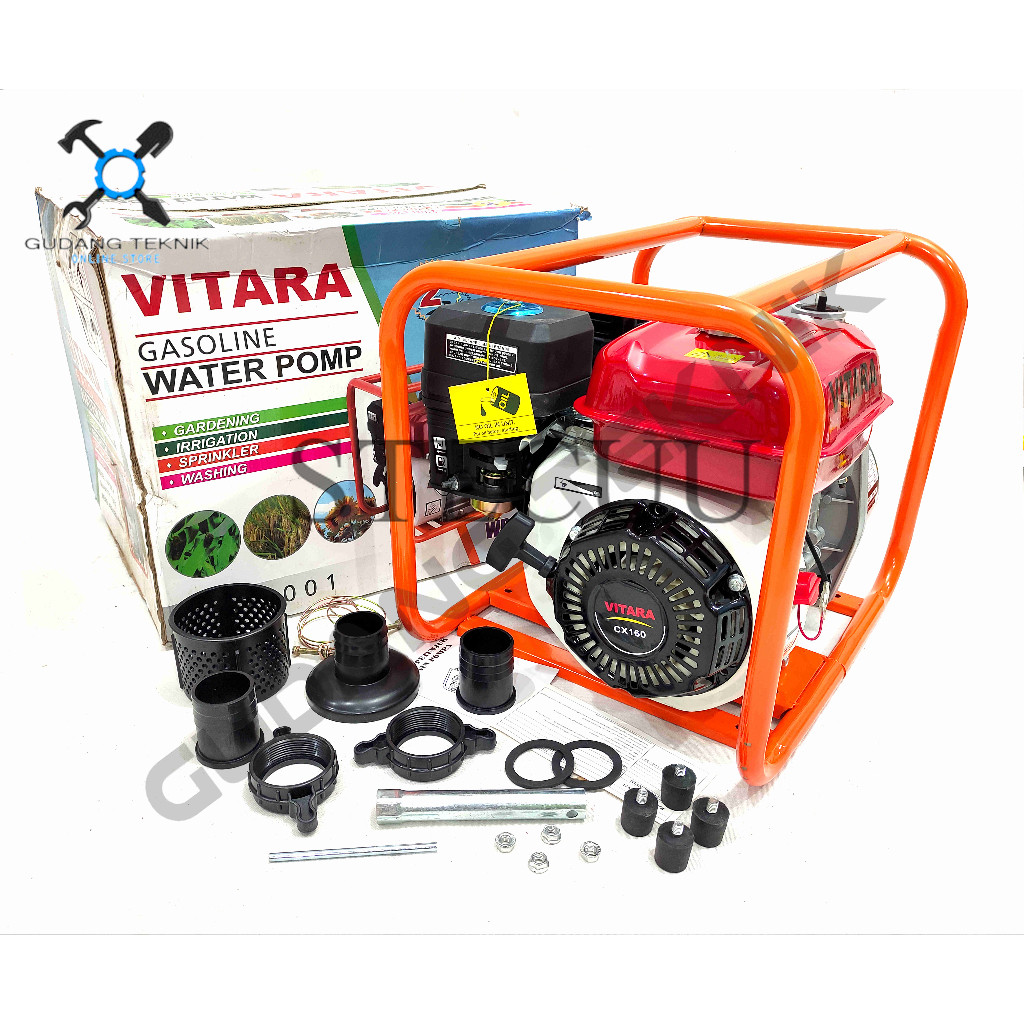 Promo(VITARA) Waterpump 2" 3" WP20CX WP30CX VITARA  / Pompa Sedot Air Irigrasi Sawah Alkon 2 3 Inch 