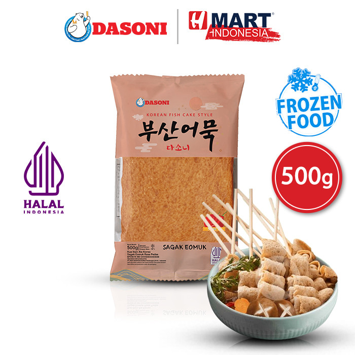

DASONI Busan Eomuk Spicy - Odeng Korea Rasa Pedas 500g