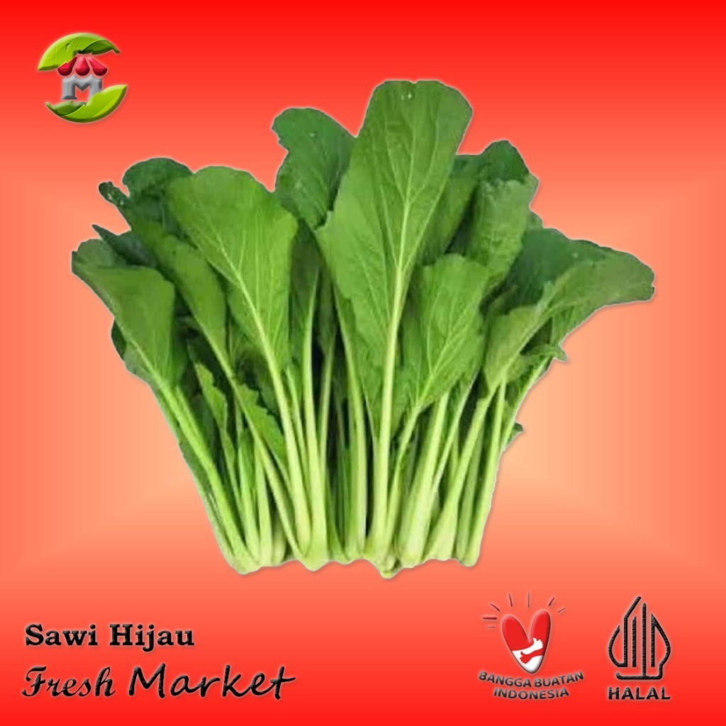 

[JAKTIM] Sawi Hijau Segar Pack 250gr Seger