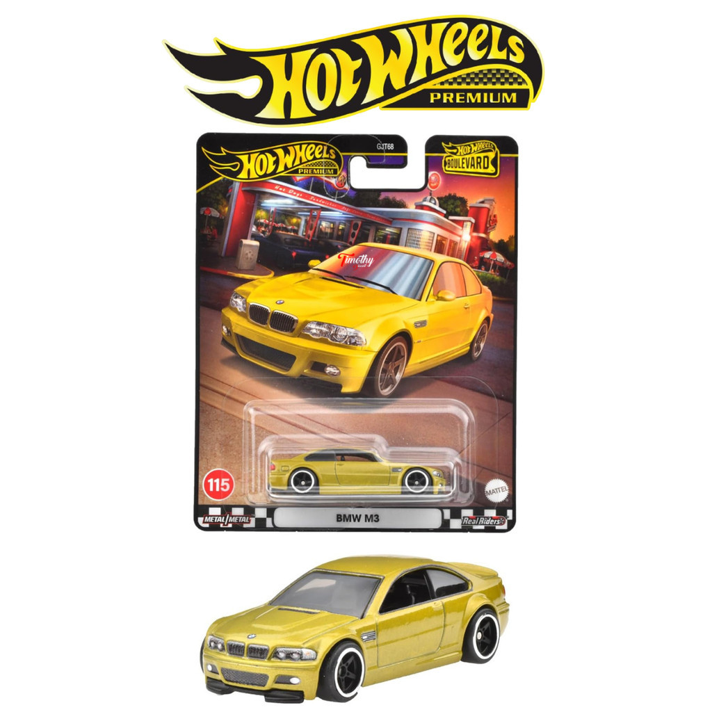 Hot Wheels Premium Boulevard BMW M3 GOLD