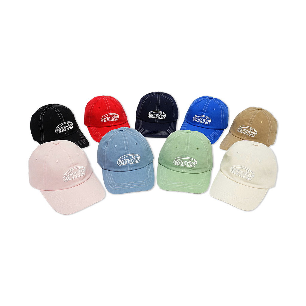 Emis White Stitch Baseball Cap