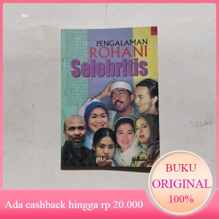 Buku PENGALAMAN ROHANI SELEBRITIS Original Bekas