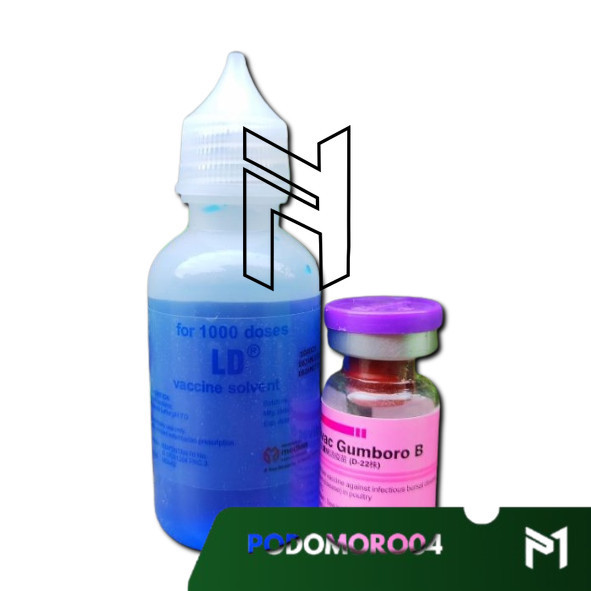 Vaksin Ayam Medivac Gumboro B Dosis 1000 Ekor Untuk Ayam Umur 7 - 40 Hari