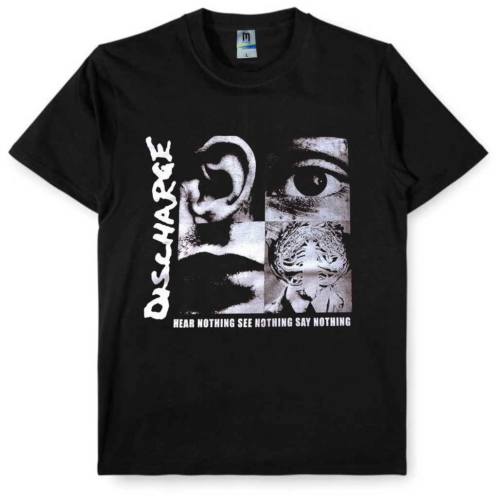 kaos Band punk discharge tag merchcons