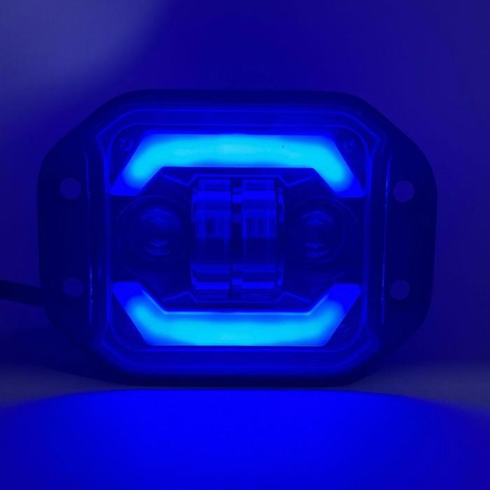 Lampu Tembak Kuping Daymaker SUMO G40T LED Reflektor custom KLX KTM CRF - Biru