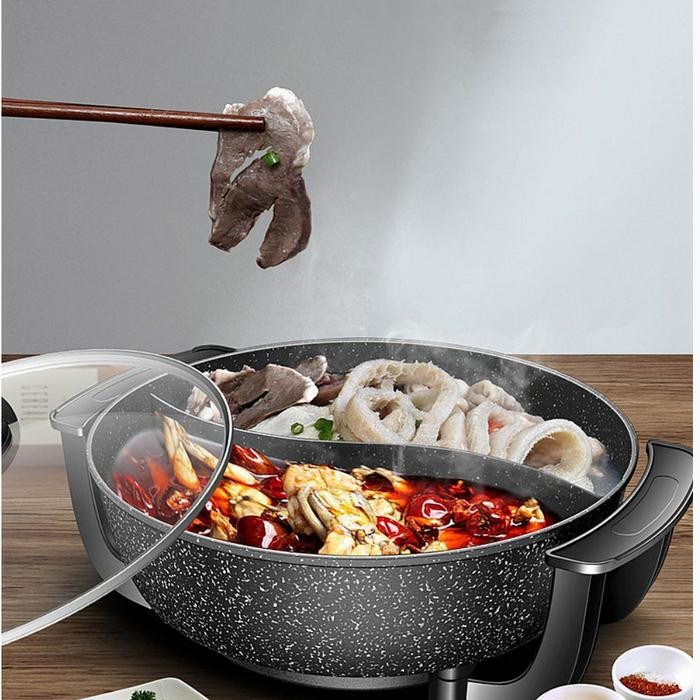 IDEALIFE Electic Grill Shabu - Panci Shabu Shabu Listrik IL-116A