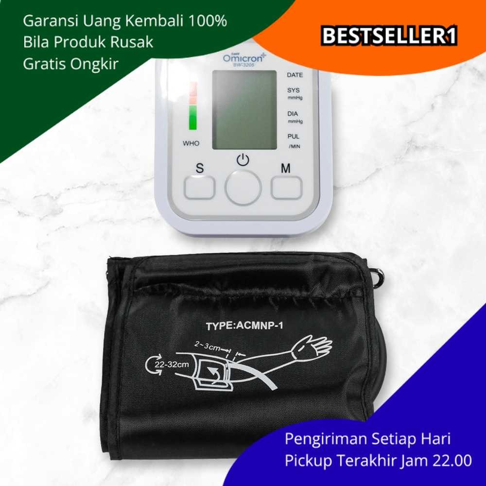 Tensimeter Digital Otomatis Pengukur Tekanan Darah dengan Voice Bahasa Indonesia ‒ Alat Cek Tensi Ak