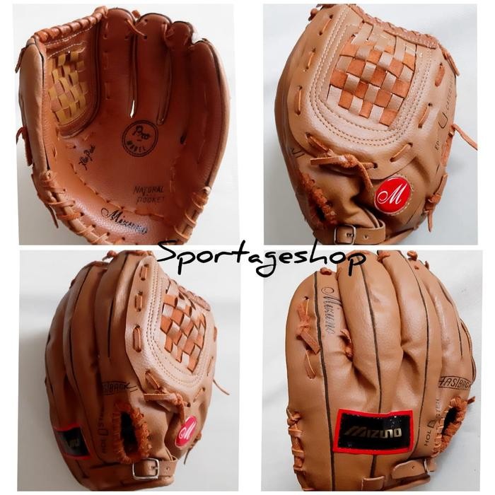 Glove softball baseball MIZUNO kulit