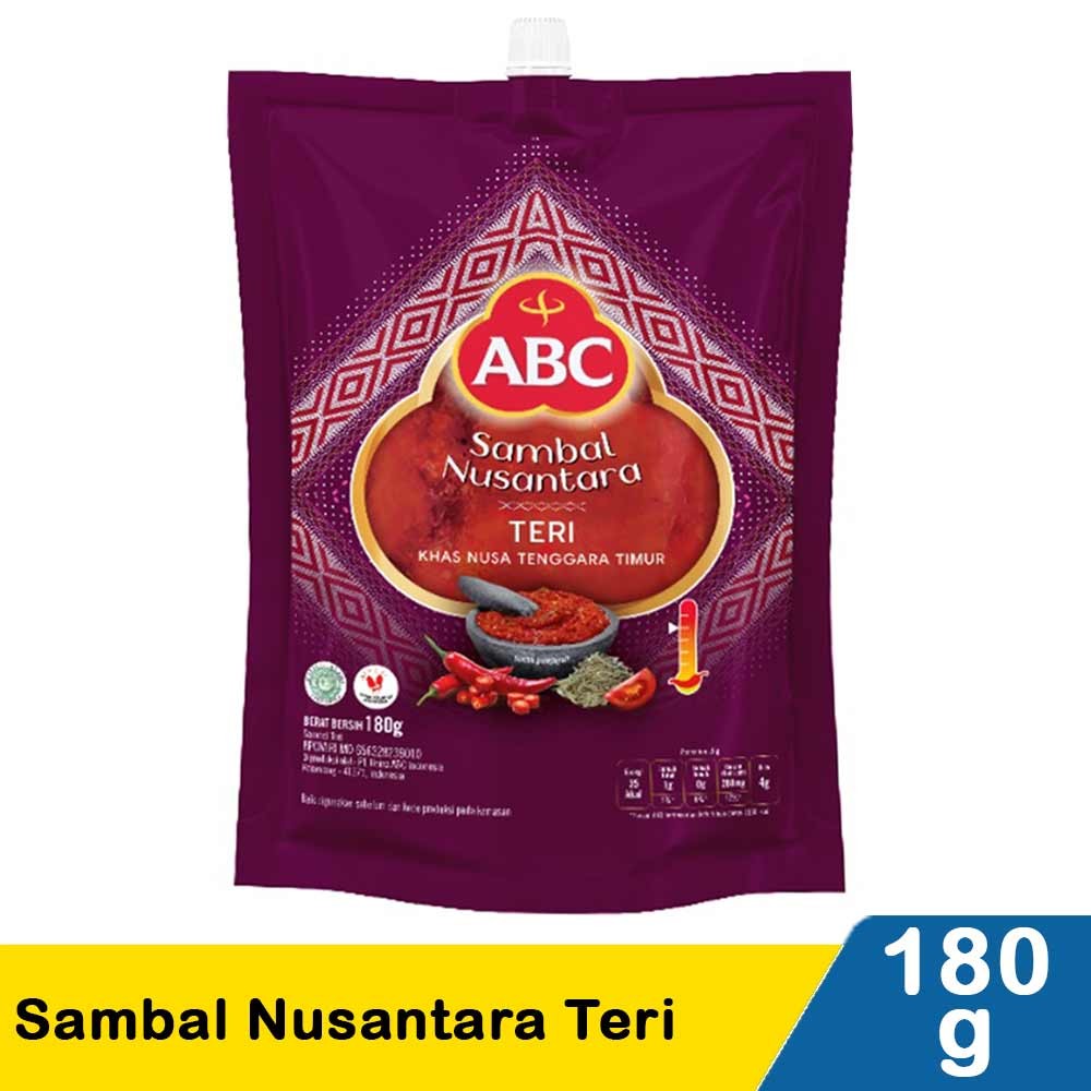 ABC SAMBAL NUSANTARA TERI 180g