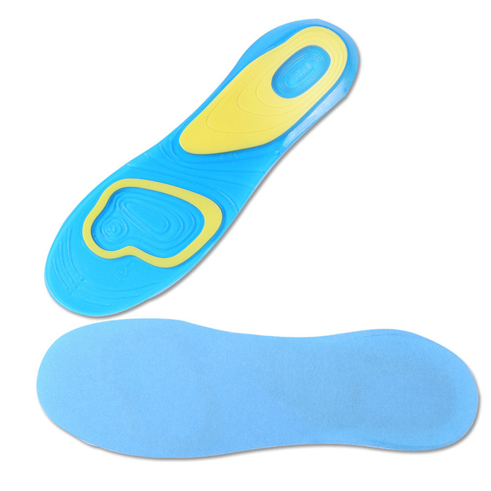 Insole Sepatu Olahraga Silicone Gel Alas Kaki Sepatu Sport Empuk