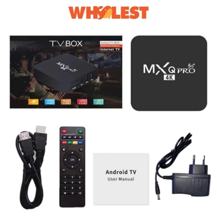 CINELUXE Whalest Android tv box MXQ pro Android 13.0 OS 64GB RAM 512GB ROM STB TV BOX DIGITAL 4K HD 