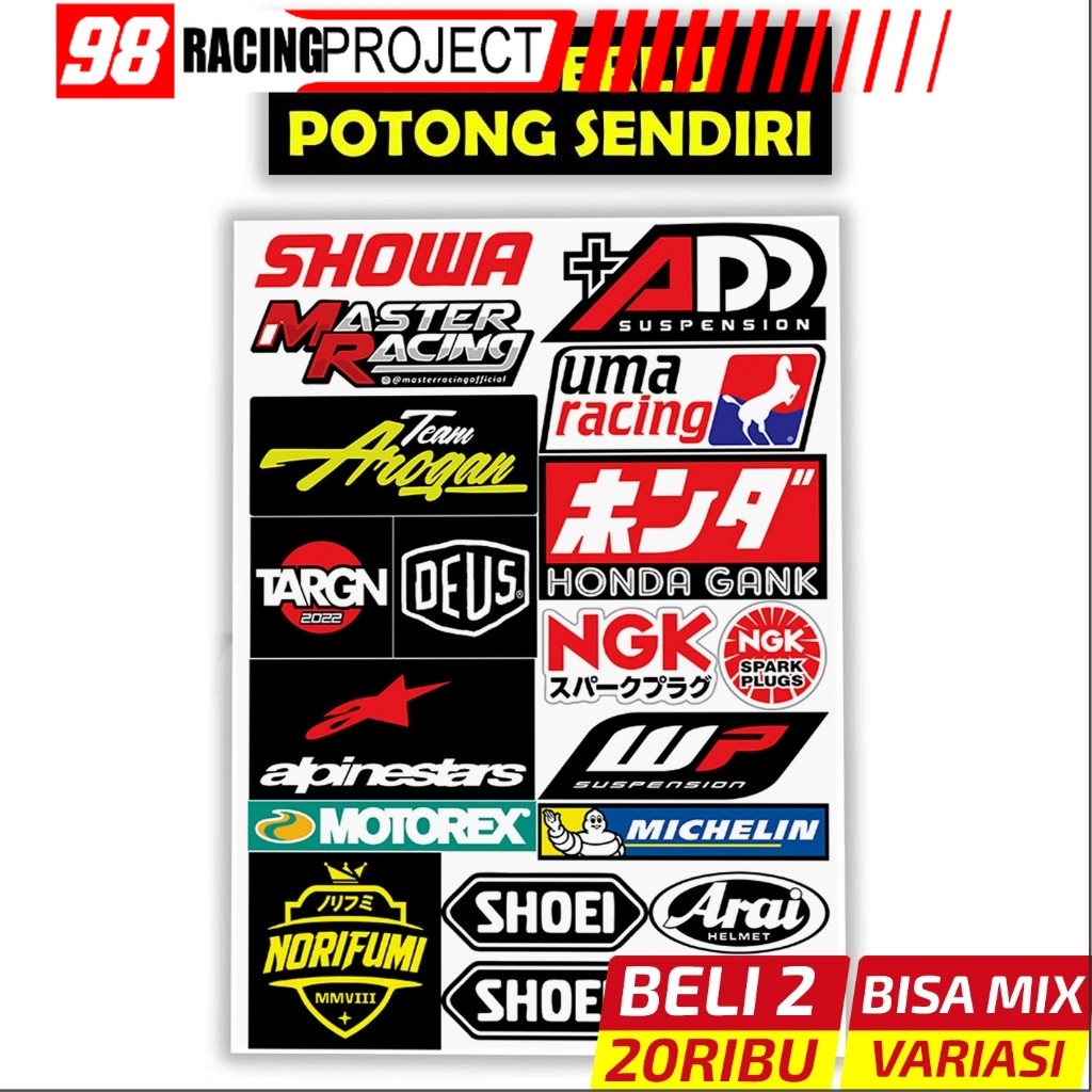 Stiker Motor, Sticker Motor, Stiker Motor Keren, Stiker Racing Motor, Sticker Racing