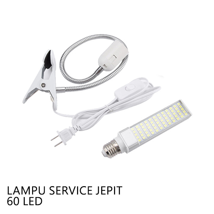 LAMPU SERVICE JEPIT 60 LED / LAMPU SERVICE JEPIT 60 LED 1 SET / GAGANG LAMPU SERVICE