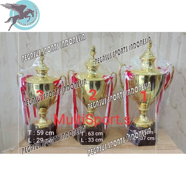 PIALA TROPHY IMPORT CUP  KUNINGAN BAGUS DAN BERAT