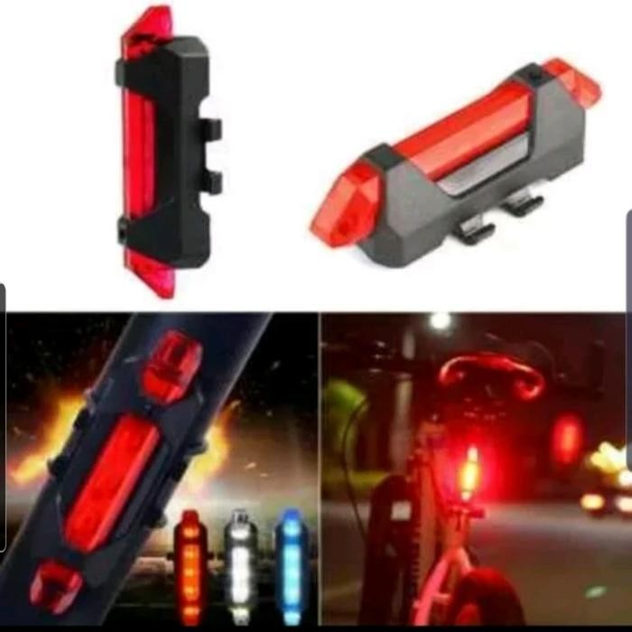 lampu sepeda led. sepeda lipat. sepeda gunung. sepeda roadbike dll - Biru