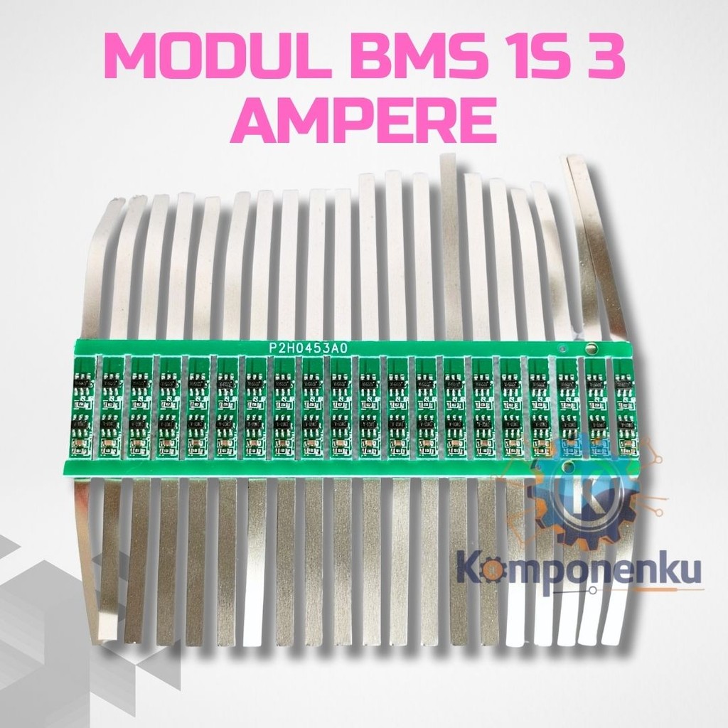 Modul BMS 1S 3A | Proteksi Baterai 18650 3.7V Li-ion