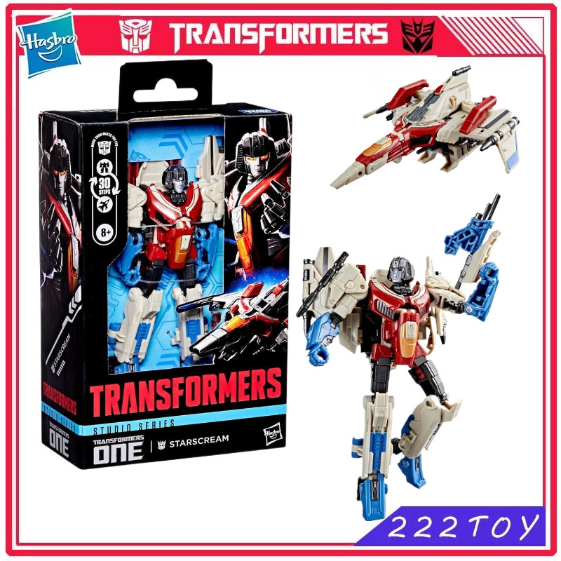 New Hasbro Transformers Toys Stuo Series Deluxe Class Starscream Anime Model Action Figures Robot To