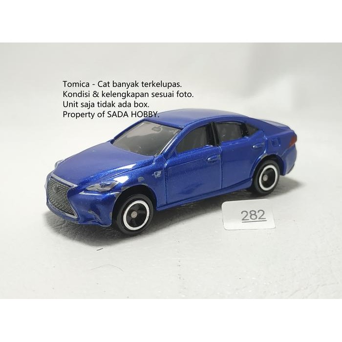 HW  Tomica No 100 Lexus IS 350 F Sport Biru Unit Only