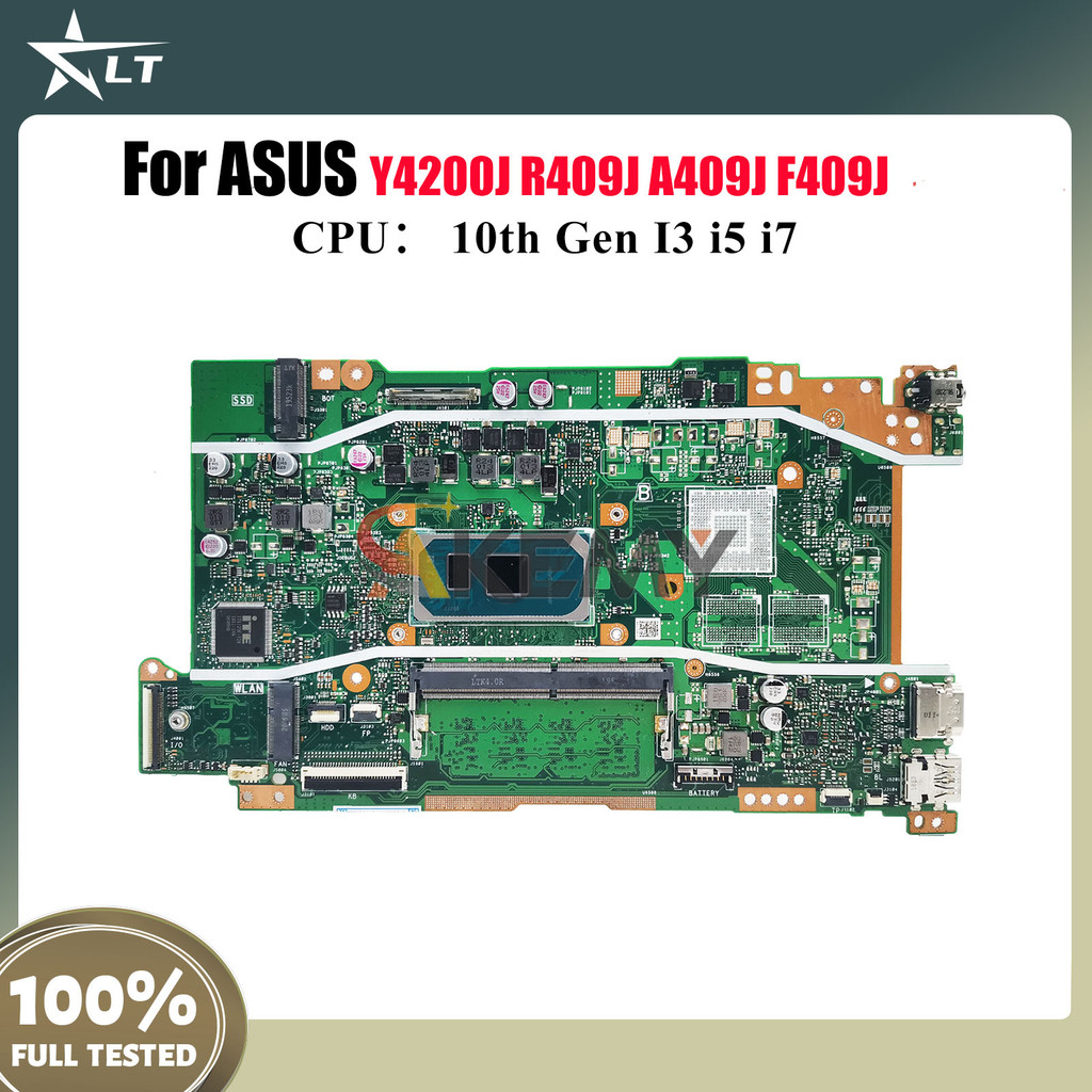 X409JA Laptop Motherboard For ASUS Y4200J X409JP F409J X409J A409J X409JB R409J Mainboard 10th Gen I