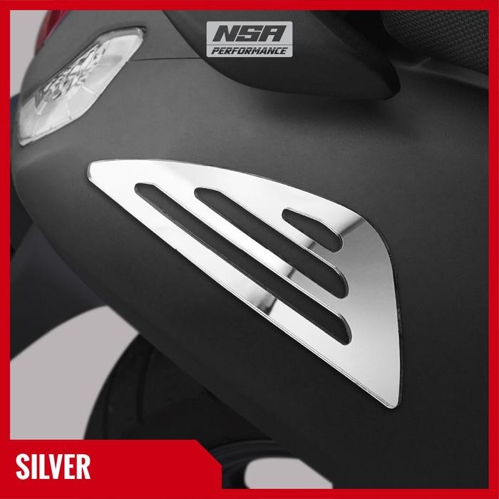 NSA COVER GARNISH BODY BELAKANG SCOOPY 2021 - SCOOPY 2022 GOLD SILVER Motorcycle - SILVER