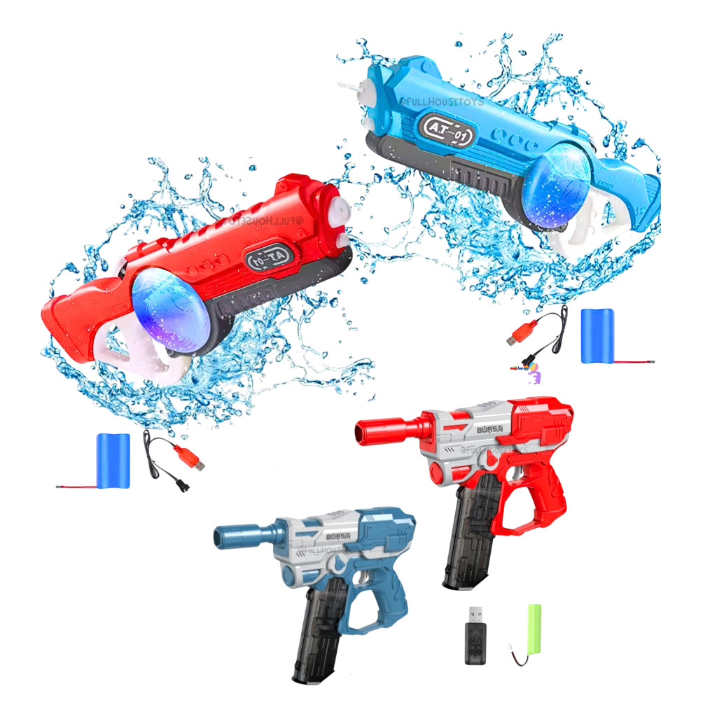 MAINAN WATER GUN PISTOL AIR TEMBAKAN AIR MAINAN WATER GUN ELECTRIC POWER GUN