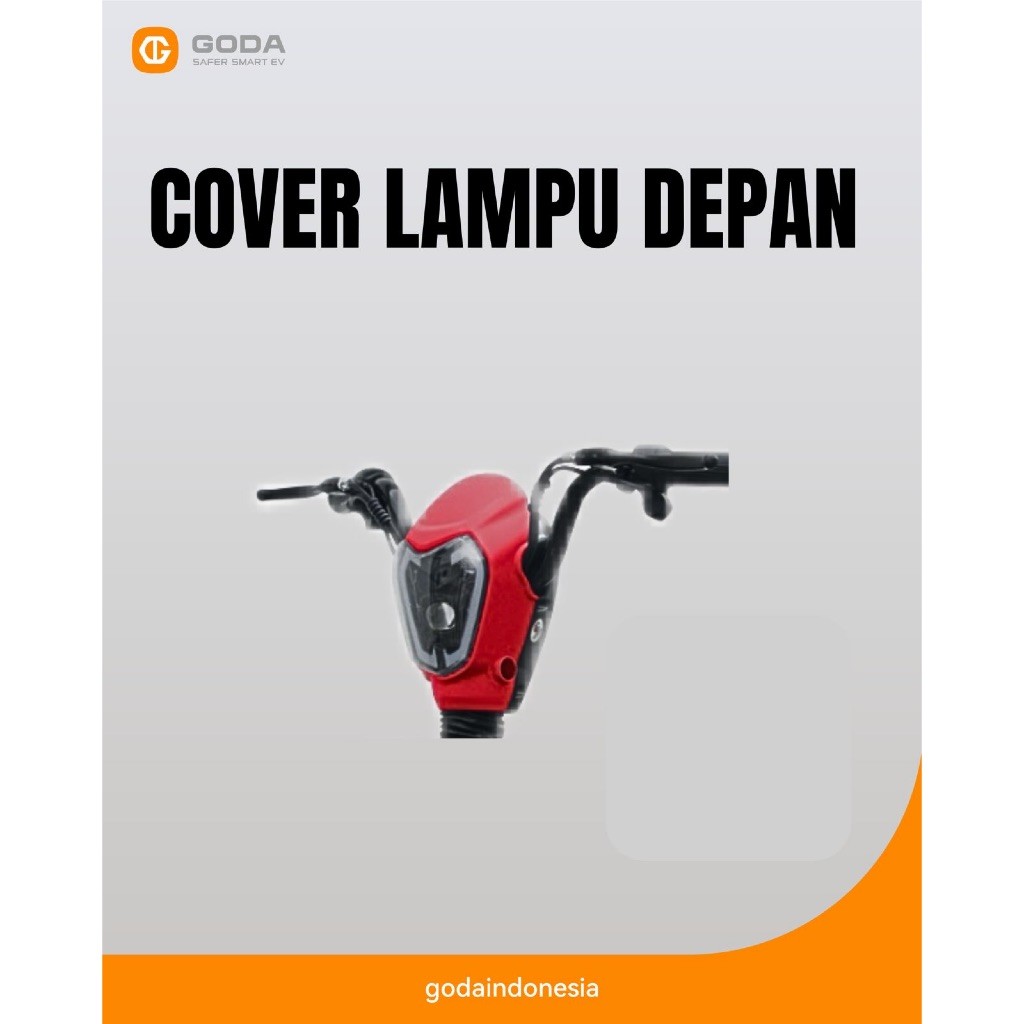 GODA - Sparepart Sepeda Listrik - Cover Lampu Depan