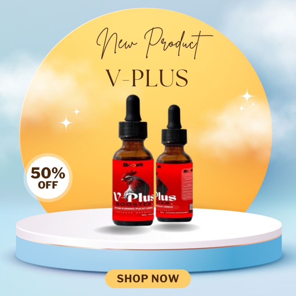 V-PLUS BOOSTER Obat Ayam Sakit Kuning (Memulihkan Kinerja Liver) Obat Ayam Sakit Kuning, Obat Ayam L