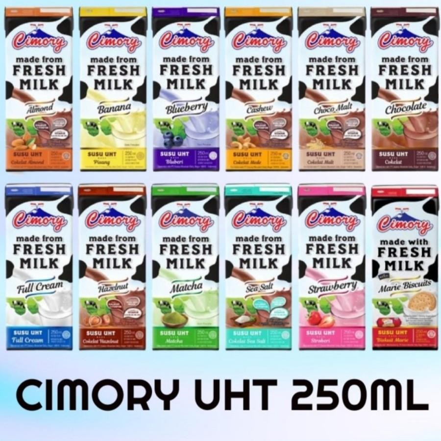 CIMORY MILK SUSU UHT 250ML ALL VARIAN