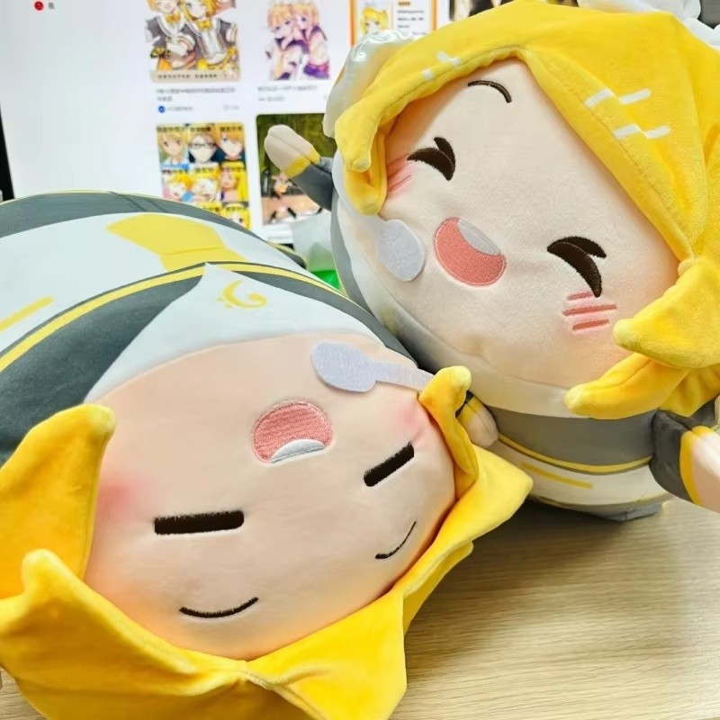 30cm Hatsune Miku Vocaloid Plush Cute Doll Kagamine Rin Plushie Kagamine Len Plush Figure Sakura Mik