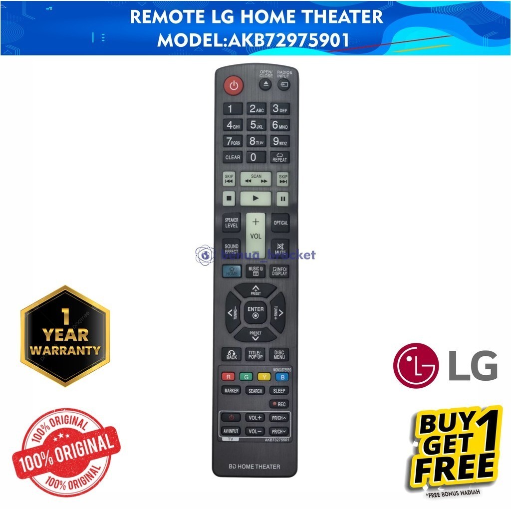 Remote Home Theatre LG Remot TV Home Theatre 100% Ori Quality Control Best Seller Compatible DVD LG 