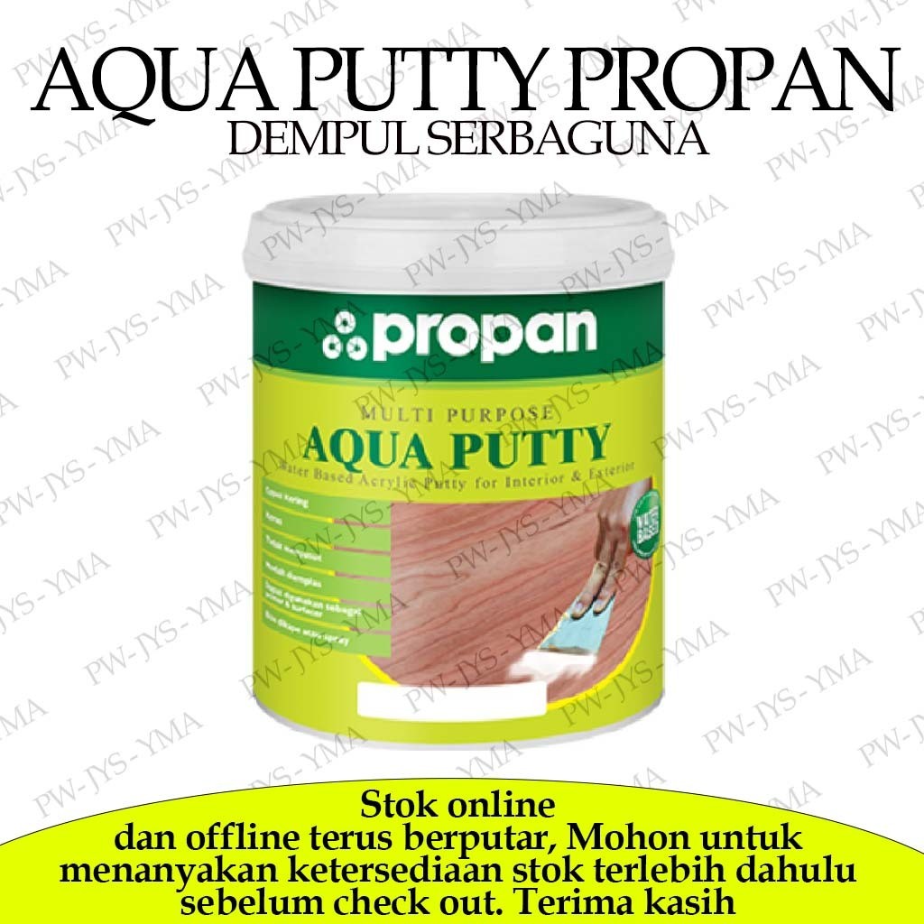 DEMPUL SERBAGUNA / DEMPUL KAYU / AQUA PUTTY PROPAN