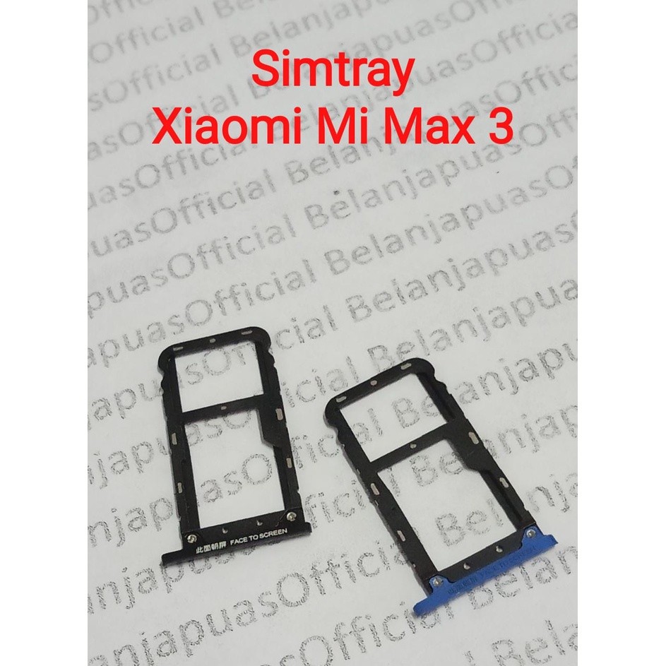Simtray Slot Tempat Dudukan Kartu Simcard Lock Sim XIAOMI MI MAX 3 MI MAX3 simtray xiaomi mi max 3 s