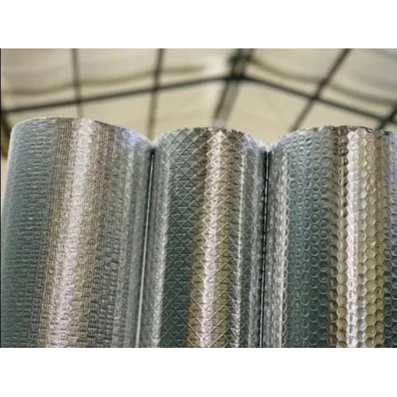 Peredam Panas Atap Rumah Panjang Roll 25meter / Bubble Insulation Alumunium Foil Foam [instan]