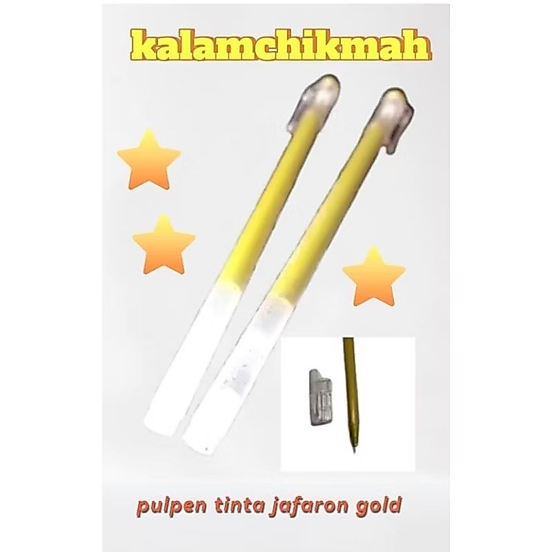 PULPEN TINTA JAFARON GOLD/EMAS