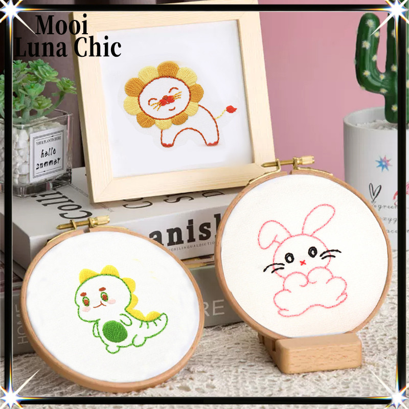 Hand Embroidery Kit DIY Paket Sulam Menyulam Needle Embroidery Set Embroidery Kit Pemula Sempurna Su