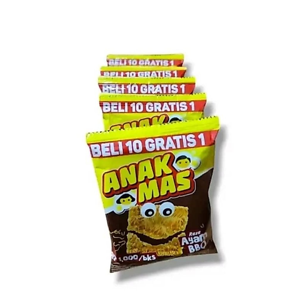 Snack Mie Kremes Anak Mas Renceng is 10 pcs