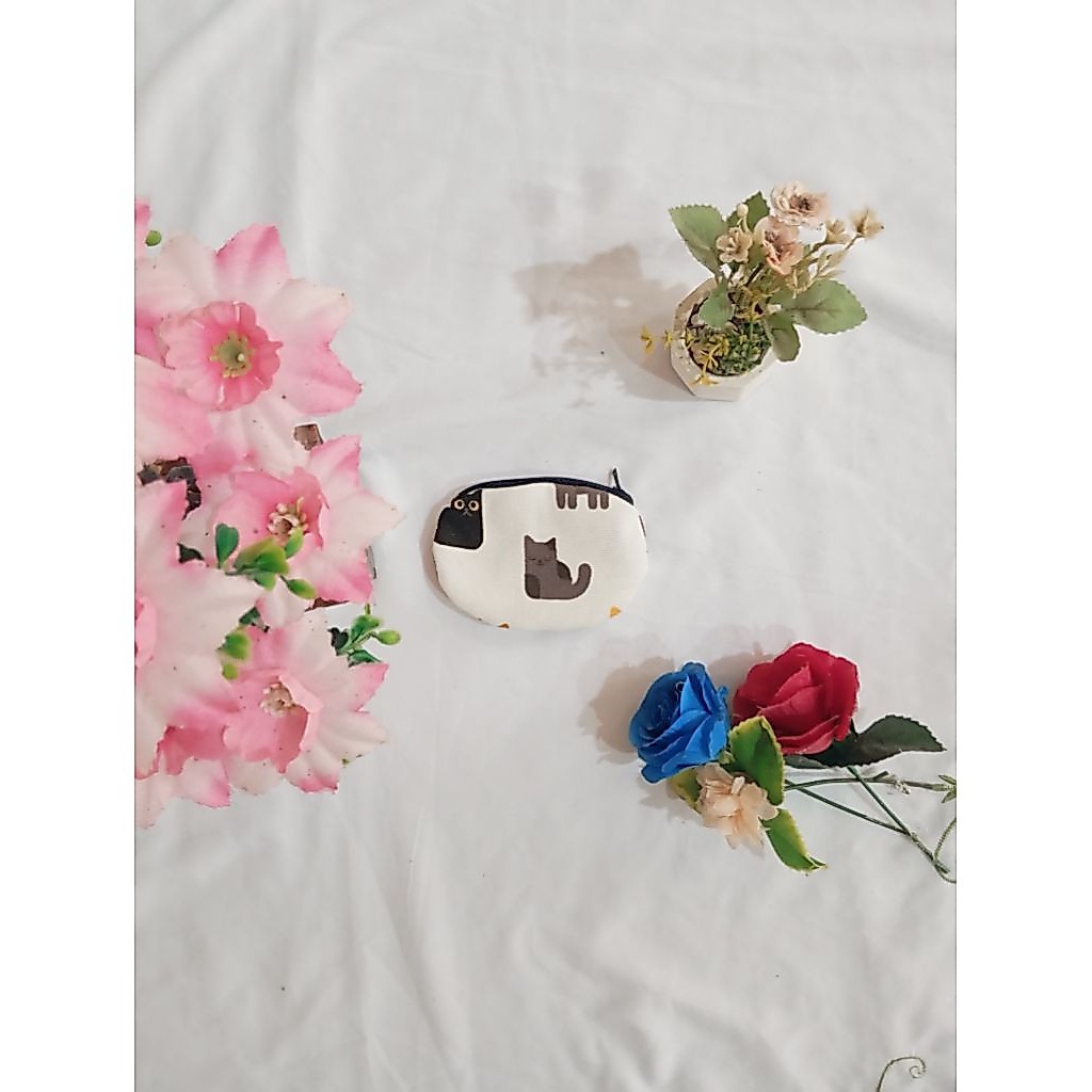 dompet koin resleting murah, bahan kain kanvas/dompet wanita/dompet koin
